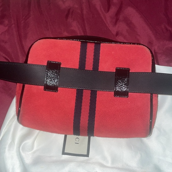 Gucci Small Suede Ophidia Belt Bag - Picture 13 of 16
